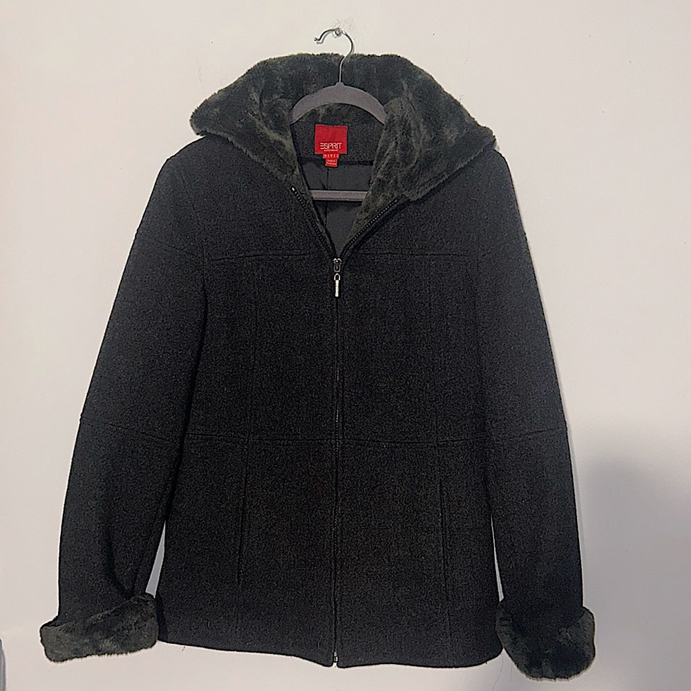 Spirit dark grey wool with polyester jacket size small